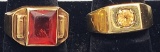 14kt Gold Men's Ring - Size 10;     10kt Gold Men's Ring - Size 10     - To
