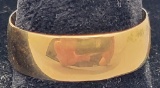 18kt Gold Men's Wedding Band - SR & Co., Size 11, 3.5 G