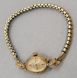 Wittnauer 14kt Gold & Diamond Ladies Watch