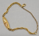 10kt Black Hills Gold Mounted Bracelet