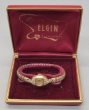 Elgin Diamond Ladies Watch W/ Box - Poor Condition