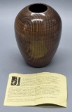 J. R. Blaser Turned Ash Wood Vase - 6
