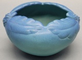 Van Briggle Turquoise Acorn Oak Leaf Pot - 4
