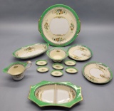 Estate Lot Noritake China - Roseara, Includes 6 Salts, 2 Nappies, Creamer &