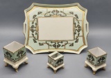 4-piece Bavaria Smoke Set - From The Art Nouveau Period, 12½