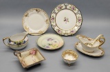 Hand Painted Nippon - Includes: Gravy Boat W/ Underplate, Master Salt, Ladl