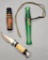 Hunting Knife;     Thomas Squirrel Call;     Goose Flute