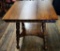 Large Early 1900s Oak Parlor Table - 28