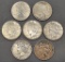 7 Peace Dollars - 1922, 1924, 1925, 1926, 1927, 1928, 1934