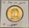 Marion Anderson Coin - 1980, ½ Oz Gold Commemorative Arts Medal