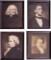 4 Composer Portraits - Framed 12