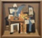 Vintage Framed Print By Pablo Picasso - Three Musicians, 22½