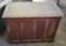 Early Vintage Wooden Box W/ Lift Top - 37