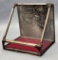 Small Metal & Glass Display Case - 9½