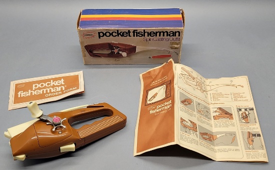 Vintage Pocket Fisherman W/ Box