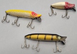 3 Heddon Spook Lures