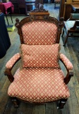 Nice Victorian Renaissance Transition Walnut Armchair - 27