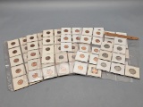 Lincoln Pennies (1918-2000s);     80+ Misc. Nickels