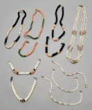 Estate Lot Necklaces, Pearls, Coral, Jade Etc.