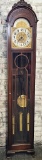 Nice Mahogany Grandmother Tall Case Clock - By Colonial Mfg Zeeland Michiga