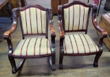 Neo-American Empire Rocker & Chair - LOCAL PICKUP OR BUYER RESPONSIBLE FOR