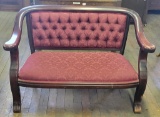 Neo-American Loveseat W/ Tufted Back - 48