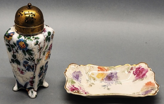 Vintage Staffordshire England Chintz 6½" Sugar Shaker - Midwinter;     Chin