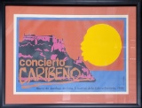 Concierto Caribeño Festival Poster, 1989, Framed W/ Glass 36
