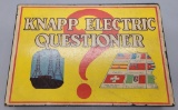 Vintage Knaff Electric Questioner Game - Battery Operated