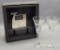 Pair Waterford Crystal Toasting Flutes - Millenium Edition, In Box