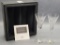 Pair Waterford Crystal Toasting Flutes - Millenium Edition, In Box