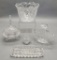 Estate Lot - Includes: 5 Pieces Glass & Crystal, Large Bowl Is 8