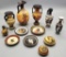 Estate Lot - Includes: 9 Pieces Greek Trade Pottery, Some Are Signed, Talle