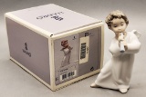 Lladro Figure - Angel With Flute, W/ Box, 3¼