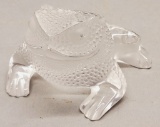 Lalique Art Glass Frog - 4½