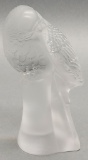Lalique Art Glass Bird - Parakeet, 6