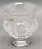 Lalique Art Glass Vase - Dampierre Birds, 5