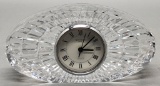 Large Waterford Cut Crystal Clock - 8