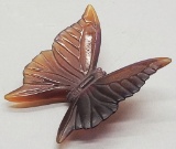Daum France Art Glass Butterfly Pendant - 3