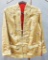 Vintage Embroidered Reversable Silk Jacket - Size Large