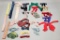 17 Vintage Ladies' Bow Ties;     3 Garter Belts;      8 Vintage Long Ladies