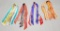 4 1950s-60s Ladies' Silk Tri-Tie Sets