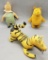3 Vintage Winnie The Pooh Stuffed Characters - Pooh, Piglet & Tigger, Large