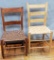 2 1800s Split Hickory Ladder Back Chairs - LOCAL PICKUP OR BUYER RESPONSIBL