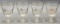 Set Of 4 1950s-60s Rx Stemmed Glasses - A Premium From Pharmaceutical Compa