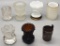 7 Vintage Toothpick Holders - Murano Glass, Hobnail Glass Etc.