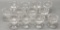 Rare Set Of 12 Vintage Salt Dips On Stems