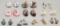 10 Pairs Vintage Ladies' Costume Earrings