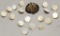 Mother Of Pearl Buttons;     Vintage Bird Applique