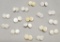 Large Lot Vintage Mother Of Pearl Cufflinks